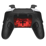 PlayVital Gothic Imp Series Silicone Cover for Nintendo Switch 2 Pro Controller, Cute Protective Skin Case for Switch 2 Pro Controller with Back Button Caps & Thumb Grip & Sticker - Black - GTVPTP001