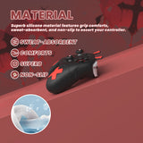 PlayVital Gothic Imp Series Silicone Cover for Nintendo Switch 2 Pro Controller, Cute Protective Skin Case for Switch 2 Pro Controller with Back Button Caps & Thumb Grip & Sticker - Black - GTVPTP001