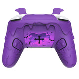 PlayVital Gothic Imp Series Silicone Cover for Nintendo Switch 2 Pro Controller, Cute Protective Skin Case for Switch 2 Pro Controller with Back Button Caps & Thumb Grip & Sticker - Purple - GTVPTP002