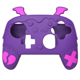 PlayVital Gothic Imp Series Silicone Cover for Nintendo Switch 2 Pro Controller, Cute Protective Skin Case for Switch 2 Pro Controller with Back Button Caps & Thumb Grip & Sticker - Purple - GTVPTP002
