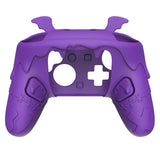 PlayVital Gothic Imp Series Silicone Cover for Nintendo Switch 2 Pro Controller, Cute Protective Skin Case for Switch 2 Pro Controller with Back Button Caps & Thumb Grip & Sticker - Purple - GTVPTP002