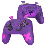 PlayVital Gothic Imp Series Silicone Cover for Nintendo Switch 2 Pro Controller, Cute Protective Skin Case for Switch 2 Pro Controller with Back Button Caps & Thumb Grip & Sticker - Purple - GTVPTP002