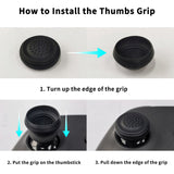 PlayVital Guardian Edition Pink & Purple & Blue Ergonomic Soft Anti-Slip Controller Silicone Case Cover for PS4, Rubber Protector Skins with black Joystick Caps for PS4 Slim PS4 Pro Controller - P4CC0073