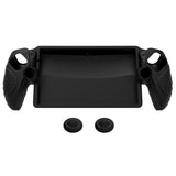 PlayVital Guardian Edition Silicone Protective Case for PS Portal Remote Player with Thumb Grips, Shockproof, Anti-Slip Grip for PS Portal Cover - Black - KNAPFP001