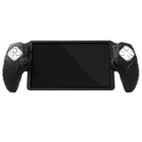 PlayVital Guardian Edition Silicone Protective Case for PS Portal Remote Player with Thumb Grips, Shockproof, Anti-Slip Grip for PS Portal Cover - Black - KNAPFP001