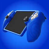 PlayVital Guardian Edition Silicone Protective Case for PS Portal Remote Player with Thumb Grips, Shockproof, Anti-Slip Grip for PS Portal Cover - Blue - KNAPFP002