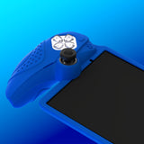 PlayVital Guardian Edition Silicone Protective Case for PS Portal Remote Player with Thumb Grips, Shockproof, Anti-Slip Grip for PS Portal Cover - Blue - KNAPFP002