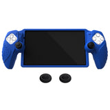 PlayVital Guardian Edition Silicone Protective Case for PS Portal Remote Player with Thumb Grips, Shockproof, Anti-Slip Grip for PS Portal Cover - Blue - KNAPFP002