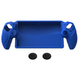 PlayVital Guardian Edition Silicone Protective Case for PS Portal Remote Player with Thumb Grips, Shockproof, Anti-Slip Grip for PS Portal Cover - Blue - KNAPFP002