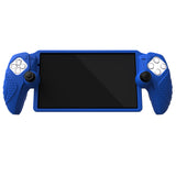 PlayVital Guardian Edition Silicone Protective Case for PS Portal Remote Player with Thumb Grips, Shockproof, Anti-Slip Grip for PS Portal Cover - Blue - KNAPFP002