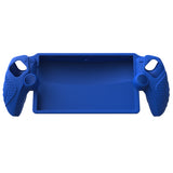 PlayVital Guardian Edition Silicone Protective Case for PS Portal Remote Player with Thumb Grips, Shockproof, Anti-Slip Grip for PS Portal Cover - Blue - KNAPFP002