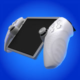 PlayVital Guardian Edition Silicone Protective Case for PS Portal Remote Player with Thumb Grips, Shockproof, Anti-Slip Grip for PS Portal Cover - Clear White - KNAPFP004