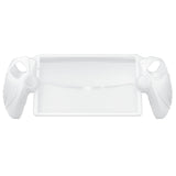 PlayVital Guardian Edition Silicone Protective Case for PS Portal Remote Player with Thumb Grips, Shockproof, Anti-Slip Grip for PS Portal Cover - Clear White - KNAPFP004