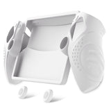 PlayVital Guardian Edition Silicone Protective Case for PS Portal Remote Player with Thumb Grips, Shockproof, Anti-Slip Grip for PS Portal Cover - White - KNAPFP003