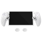 PlayVital Guardian Edition Silicone Protective Case for PS Portal Remote Player with Thumb Grips, Shockproof, Anti-Slip Grip for PS Portal Cover - White - KNAPFP003
