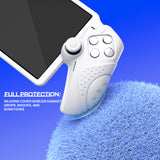 PlayVital Guardian Edition Silicone Protective Case for PS Portal Remote Player with Thumb Grips, Shockproof, Anti-Slip Grip for PS Portal Cover - White - KNAPFP003