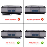 PlayVital Nylon Dust Cover for ps5, Soft Neat Lining Dust Guard for ps5 Console, Anti Scratch Waterproof Cover Sleeve for ps5 Console Digital Edition & Disc Edition - Retro 32 Bit Style - PFPJ167