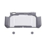 PlayVital METEOR Protective Case for Nintendo Switch 2, Dockable Ergonomic Non-Slip TPU Grip Cover with Thumb Grip for Switch 2, Shockproof Anti-Scratches Protector - New Hope Gray - YDCNTM003