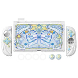 PlayVital Magic Wings Silicone Grip Case for Nintendo Switch 2 – Dockable Anime Protective Cover with Extra Adjustable Stand & Thumb Grips - White - XYFNTM002