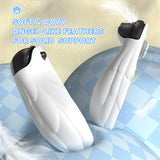 PlayVital Magic Wings Silicone Grip Case for Nintendo Switch 2 – Dockable Anime Protective Cover with Extra Adjustable Stand & Thumb Grips - White - XYFNTM002