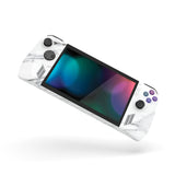 PlayVital Modern White Marble Custom Stickers Vinyl Wraps Protective Skin Decal for ROG Ally Handheld Gaming Console - RGTM014