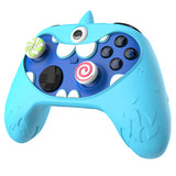 PlayVital MonoEye Monster Cute Silicone Cover for Xbox Series X/S Controller, Includes Joystick Caps and Stickers for Xbox Core Controller Anti-Slip Grip Case - Blue - GTTX3P004