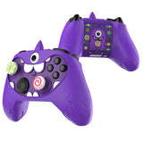 PlayVital MonoEye Monster Cute Silicone Cover for Xbox Series X/S Controller, Includes Joystick Caps and Stickers for Xbox Core Controller Anti-Slip Grip Case - Purple - GTTX3P005