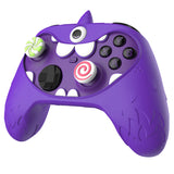 PlayVital MonoEye Monster Cute Silicone Cover for Xbox Series X/S Controller, Includes Joystick Caps and Stickers for Xbox Core Controller Anti-Slip Grip Case - Purple - GTTX3P005