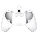 PlayVital MonoEye Monster Cute Silicone Cover for Xbox Series X/S Controller, Includes Joystick Caps and Stickers for Xbox Core Controller Anti-Slip Grip Case - White - GTTX3P002