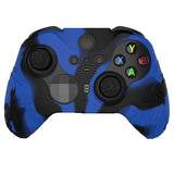 PlayVital Mountain Range Edition Silicone Cover with Thumb Grips for Xbox Elite Series 2 Controller & Xbox Elite Series 2 Core Controller - Blue & Black - DVGE2P004