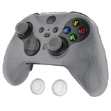 PlayVital Mountain Range Edition Silicone Cover with Thumb Grips for Xbox Elite Series 2 Controller & Xbox Elite Series 2 Core Controller - Clear White - DVGE2P005