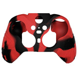 PlayVital Mountain Range Edition Silicone Cover with Thumb Grips for Xbox Elite Series 2 Controller & Xbox Elite Series 2 Core Controller - Red & Black - DVGE2P003