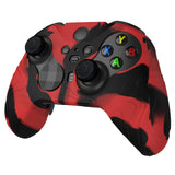 PlayVital Mountain Range Edition Silicone Cover with Thumb Grips for Xbox Elite Series 2 Controller & Xbox Elite Series 2 Core Controller - Red & Black - DVGE2P003