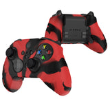 PlayVital Mountain Range Edition Silicone Cover with Thumb Grips for Xbox Elite Series 2 Controller & Xbox Elite Series 2 Core Controller - Red & Black - DVGE2P003