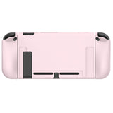 PlayVital Pink Protective Case for NS Switch, Soft TPU Slim Case Cover for NS Switch Joy-Con Console with Colorful ABXY Direction Button Caps - NTU6001G2