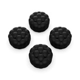 PlayVital Thumbs Cushion Caps Thumb Grips for PS5, for PS4, Thumbstick Grip Cover Joystick Caps for Xbox Series X/S, for Xbox One, Elite Series 2, for Switch Pro Controller - Puff Cloud Texture Design Black - PJM3096