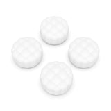 PlayVital Thumbs Cushion Caps Thumb Grips for PS5, for PS4, Thumbstick Grip Cover Joystick Caps for Xbox Series X/S, for Xbox One, Elite Series 2, for Switch Pro Controller - Puff Cloud Texture Design White - PJM3097
