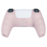 PlayVital Cherry Blossoms Pink Pure Series Anti-Slip Silicone Cover Skin for PS 5 Controller, Soft Rubber Case for PS5 Controller with White Thumb Grip Caps - KOPF019