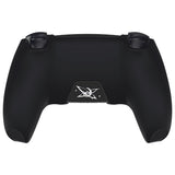 PlayVital Design for PS5 Controller Skin Cover Fit with Charging Station - Anti-Slip Silicone Controller Grip Case for PS5 with 6 Thumb Grip & Sticker, Pure Series Dockable Model - Carving Energy Rift - EKPFL010