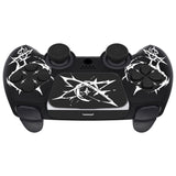 PlayVital Design for PS5 Controller Skin Cover Fit with Charging Station - Anti-Slip Silicone Controller Grip Case for PS5 with 6 Thumb Grip & Sticker, Pure Series Dockable Model - Carving Energy Rift - EKPFL010