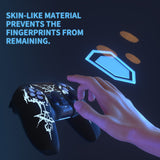 PlayVital Design for PS5 Controller Skin Cover Fit with Charging Station - Anti-Slip Silicone Controller Grip Case for PS5 with 6 Thumb Grip & Sticker, Pure Series Dockable Model - Carving Energy Rift - EKPFL010