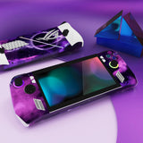 PlayVital Purple Deep Space Custom Stickers Vinyl Wraps Protective Skin Decal for ROG Ally Handheld Gaming Console - RGTM001