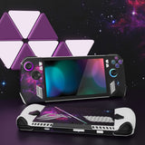 PlayVital Purple Nebula Custom Stickers Vinyl Wraps Protective Skin Decal for ROG Ally Handheld Gaming Console - RGTM005