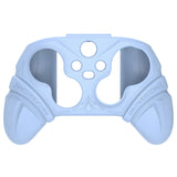 PlayVital Silicone Controller Cover for Xbox Series X/S with Thumbstick Cap & Sticker- Runes Edition Anti-Slip Grip Skin, Shockproof Protector for Xbox Core Wireless Controller - Blue - HUAX3P004