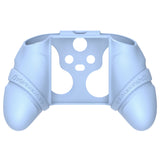 PlayVital Silicone Controller Cover for Xbox Series X/S with Thumbstick Cap & Sticker- Runes Edition Anti-Slip Grip Skin, Shockproof Protector for Xbox Core Wireless Controller - Blue - HUAX3P004