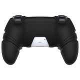 PlayVital Runes Edition Silicone Cover Skin for PS5 Controller with Thumb Grips & Touchpad Skin & D-pad Area Sticker, Compatible with PS5 Charging Dock - Black - FVEPFP001