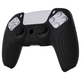 PlayVital Samurai Edition Anti-slip Controller Grip Silicone Skin, Ergonomic Soft Rubber Protective Case Cover for PS5 Controller with Thumb Stick Caps - BWPF