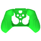 PlayVital Samurai Edition Anti Slip Silicone Case Cover for Xbox Elite Wireless Controller Series 2, Ergonomic Soft Rubber Skin Protector for Xbox Elite Series 2 with Thumb Grip Caps - Green - XBE2M011