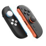 PlayVital Silicone Button Covers and Thumb Grip Set for Nintendo Switch 2, 8 Colorful ABXY Directional Button Caps & 8 Joystick Caps for Joycon 2 - Black & White - WWYNTM051