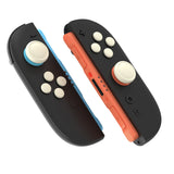 PlayVital Silicone Button Covers and Thumb Grip Set for Nintendo Switch 2, 2 ABXY Directional Button Caps & 2 Joystick Caps for Joycon 2 - Antique Yellow - WWYNTM045